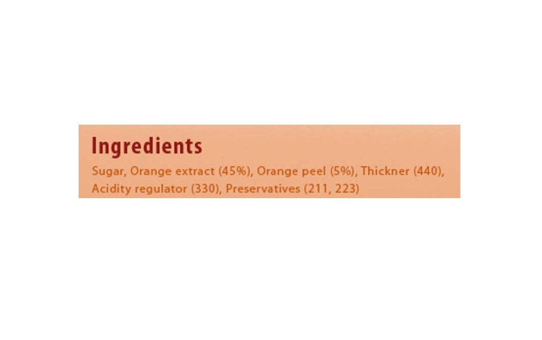 Kissan Orange Marmalade Jam   Glass Jar  200 grams